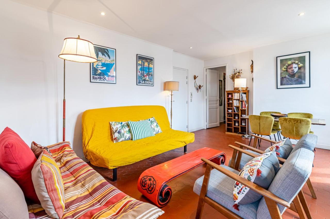 Balcon Filant, Vue 180, Store, Netflix, Clim ,Ascenseur, T2, Acces Avec Code Lägenhet Marseille Exteriör bild